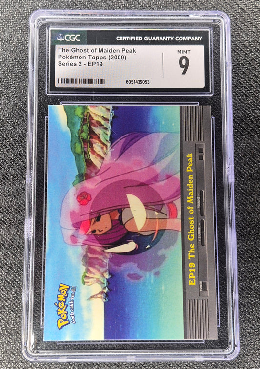 1998 Topps Pokémon EP19 The Ghost of Maiden Peak CGC 9