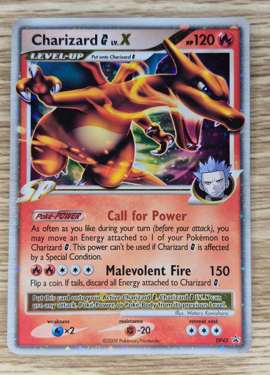 NM-MT Charizard G LV.X Holo DP45 2009 Black Star Promo Pokemon TCG Cards