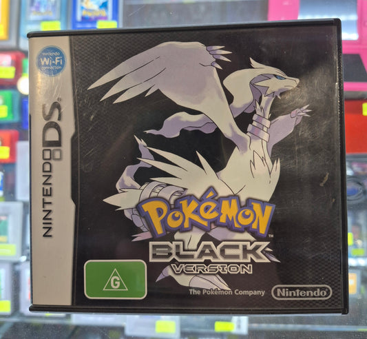 2011 Nintendo DS Pokémon Black Version, AUS PAL In Box Tested
