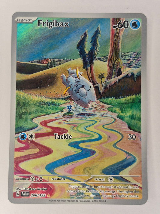 Pokemon TCG Paldea Evolved Frigibax 208/193 Illustration Rare Holo NM