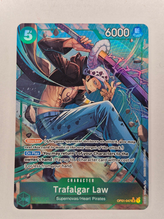 Trafalgar Law (OP01-047) (Alternate Art) - Premium Booster -The Best- (PRB-01)