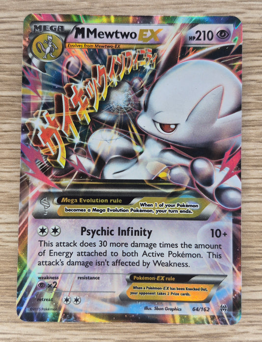 Pokémon TCG Mega Mewtwo EX Breakthrough 64/162 Holo Promo MP
