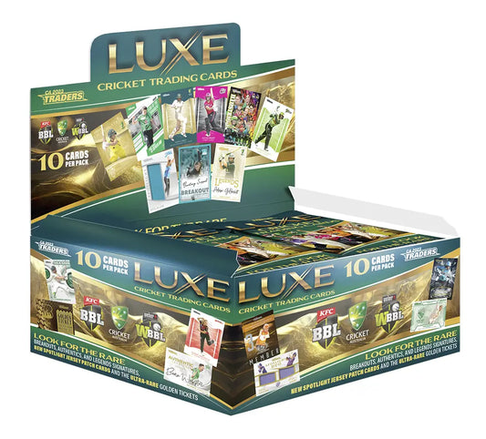 2023 2024 CA Traders LUXE Cricket Cards Factory Sealed Hobby Box 30 Packs